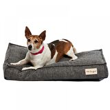 Pet Comfort Üstü Açık Tüy Tutmaz Antrasit Küçük Irk Köpek Yatağı