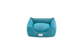 Pet Comfort Alpha Mirandus 43 S Üstü Açık Kaymaz Taban Turkuaz Küçük Irk Köpek Yatağı