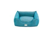 Pet Comfort Alpha Mirandus 43 M 65x80 Üstü Açık Kaymaz Taban Turkuaz Orta Irk Köpek Yatağı