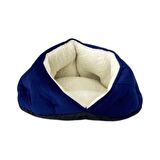 Pet Comfort Peluş Kaymaz Taban Mavi Küçük Irk Köpek Yatağı