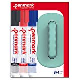 Penmark 3 Lü Beyaz Tahta Kalem +Silgi Seti
