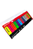 Penmark Fosforlu Kalem 12 Li Asetat Karışık Renk 6 Neon + 6 Tropik