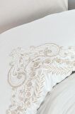Çeyiz Diyarı Tiara Nevresim Takımı Krem