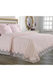 Çeyiz Diyarı Çift Kişilik Emboss Battaniye Pudra 240 x 260 cm