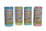Ponitex 4450 (4 Adet) Süper Emici Perforeli Pratik Hassas Temizlik Bezi 50 Yaprak 25x30 cm. (MİX)