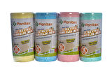 Ponitex 4450 (4 Adet) Süper Emici Perforeli Pratik Hassas Temizlik Bezi 50 Yaprak 25x30 cm. (MİX)