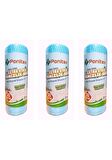 Ponitex 4430 Süper Emici Perforeli Pratik Hassas Temizlik Bezi 30 Yaprak Rulo 25x30 cm. (3 ADET)