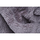 (3 Adet) Ponitex 3411 Mikrofiber Peluş Oto Kurulama Temizlik Pasta Cila Toz ve Cam Bezi 40x40 cm.