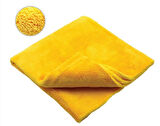 Ponitex (3 Adet) 3415 Mikrofiber Peluş Oto Kurulama Temizlik Pasta Cila Toz ve Cam Bezi 50x60 cm.