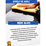 (5 Adet) Polikur 3210 Filli Mikrofiber Güderi Büyük Boy Süper Lüx Oto Kurulama Bezi 54x68 cm.