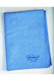 Ponitex (1 Adet) Polikur 3356 Mavi Mikrofiber Güderi Büyük Boy Süper Lüx Oto Kurulama Bezi 48x68 cm.