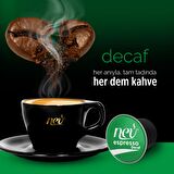 Nev espresso® Kafeinsiz (100 Adet) Nespresso® Uyumlu