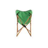 BAG THE JOY KIDS KATLANIR AHŞAP KAMP & BAHÇE SANDALYESİ KAHVERENGİ İSKELET – YEŞİL KILIF