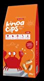 5 Paket 20G Sade Kinoa Cipsi for Kids Glutensiz Vegan Yağsız Cips Çocuklara Özel Ambalaj Neşeli Yengeç