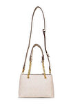 U.S. Polo Assn. Çapraz Askılı Kadın Çanta Ekru Us25166