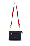 U.S. Polo Assn. Çapraz Askılı Kadın Çanta Lacivert-Kırmızı Us25253