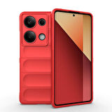 Redmi Note 13 Pro 4G Kılıf Esnek TPU Oyuklu Arka Yüzey Tasarımlı Etnik Silikon Kapak
