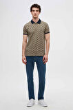 Twn Slim Fit Haki Baskılı T-Shirt 0EC145473582M