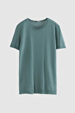 Twn Slim Fit Mint Düz Örgü Rayon Örme T-Shirt 0EF069421003M