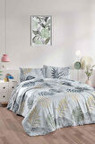 Menderes Home Cotton Collection Flanel R Çift Kişilik Nevresim Takımı Autumn Yeşil