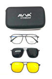 AVVA 2116 C4 POLARİZE&ANTİFAR KLİPSLİ ERKEK GÜNEŞ GÖZLÜĞÜ