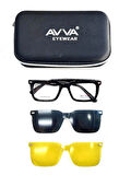 AVVA 9669 C1 POLARİZE&ANTİFAR KLİPSLİ ERKEK GÜNEŞ GÖZLÜĞÜ