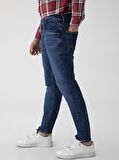 Servando X D Düşük Bel Dar Paça Tapered Jean Pantolon