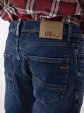 Servando X D Düşük Bel Dar Paça Tapered Jean Pantolon