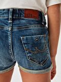 Judıe G Slim Jean Şort