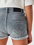 Judıe G Slim Jean Şort