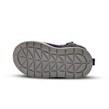 Manarola Çift Fermuarlı İçi Peluş Kürklü Paraşüt Kumaş Kız Çocuk Bot Mor