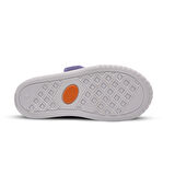 Violet Kız Çocuk Ev ve Kreş Ayakkabısı Parlak Kumaş Lila