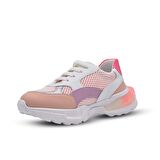 Roxy Air File Ve Vegan Deri Kız Çocuk Spor Ayakkabı Pembe