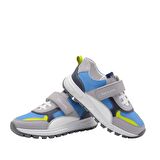 Franky Erkek Çocuk Tek Cırtlı Ayakkabı Gri