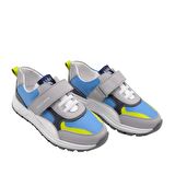 Franky Erkek Çocuk Tek Cırtlı Ayakkabı Gri