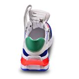 Yoyo Cırtlı Lastikli File Detaylı Deri Erkek Çocuk Ayakkabı Saks