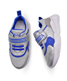 Legend Air File Detaylı Ultra Hafif Taban Erkek Çocuk Spor Ayakkabı Saks-Metalik