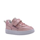 Rolly Tek Cırtlı Deri Kız Çocuk Ayakkabı Pembe