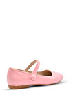 Floransa Kız Çocuk Küt Burun Pembe Renk Babet Ayakkabı