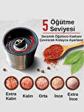 4’Lü Set-1Kg Çankırı Kristal Öğütülmüş, 1Kg Çankırı Kalın Kaya tuzu, 200Gr tuz değirmeni, Tuz Sabunu