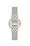 Navimarine NVM132-D1 Baget Taşlı Altın Sarı Gümüş Renk Çelik Kadın Kol Saati