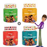 4'lü Paket Vitago Kids Gummies Vitamin Seti
