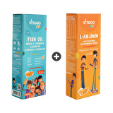 2'li Paket Vitago Kids Balık Yağı + Multivitamin Şurup