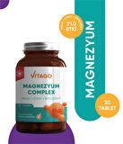 Vitago Premium Magnezyum Complex İçeren Tablet Takviye Edici Gıda 30'lu