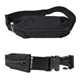 Rebuwo Çok Fonksiyonlu Sporcu Bel Çantası Siyah