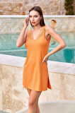 Cossy By Aqua Kadın Turuncu Gecelik A25659 