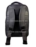 Deri Laptop Sırt Çantası Suya Dayanıklı Siyah 15.6'' İnç 8683255012282