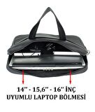 Evrak Laptop Çantası Deri 15.6" & 15" İnç 8683255012473