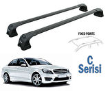 Mercedes C Serisi W204 Ara Atkısı Siyah Set 2007-2014 Pro 3