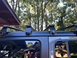 Jeep Wrangler Rubicon Ara Atkısı Tavan Sistemleri 2 li Gri Set City Serisi